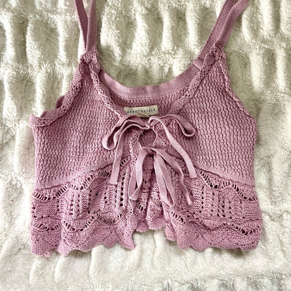Aeropostale Light Purple Knit Top
